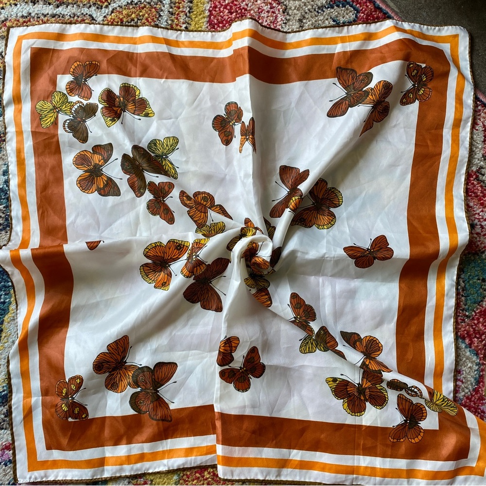70s Butterfly Scarf Bandana